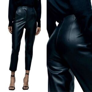 Zara faux leather pants XS